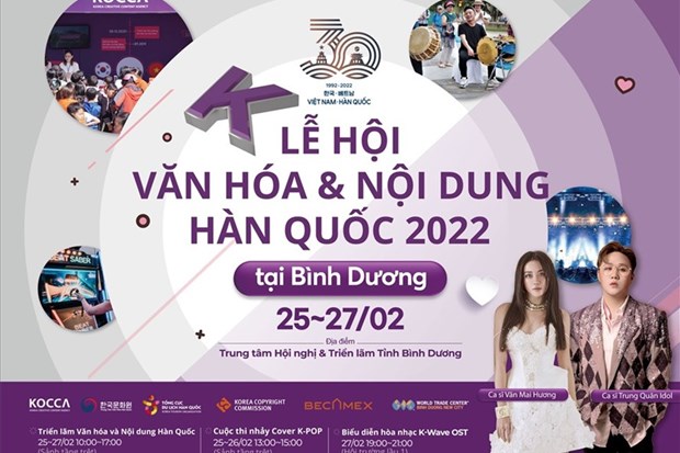Diverses activités marquant les 30 ans des relations diplomatiques Vietnam-R de Corée à Binh Duong