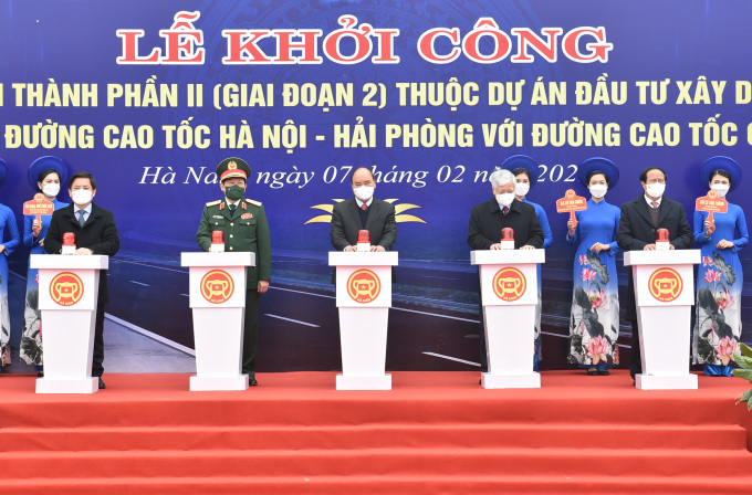 Lancement de la 2e phase de la route reliant les autoroutes Hanoï-Hai Phong et Cau Gie-Ninh Binh