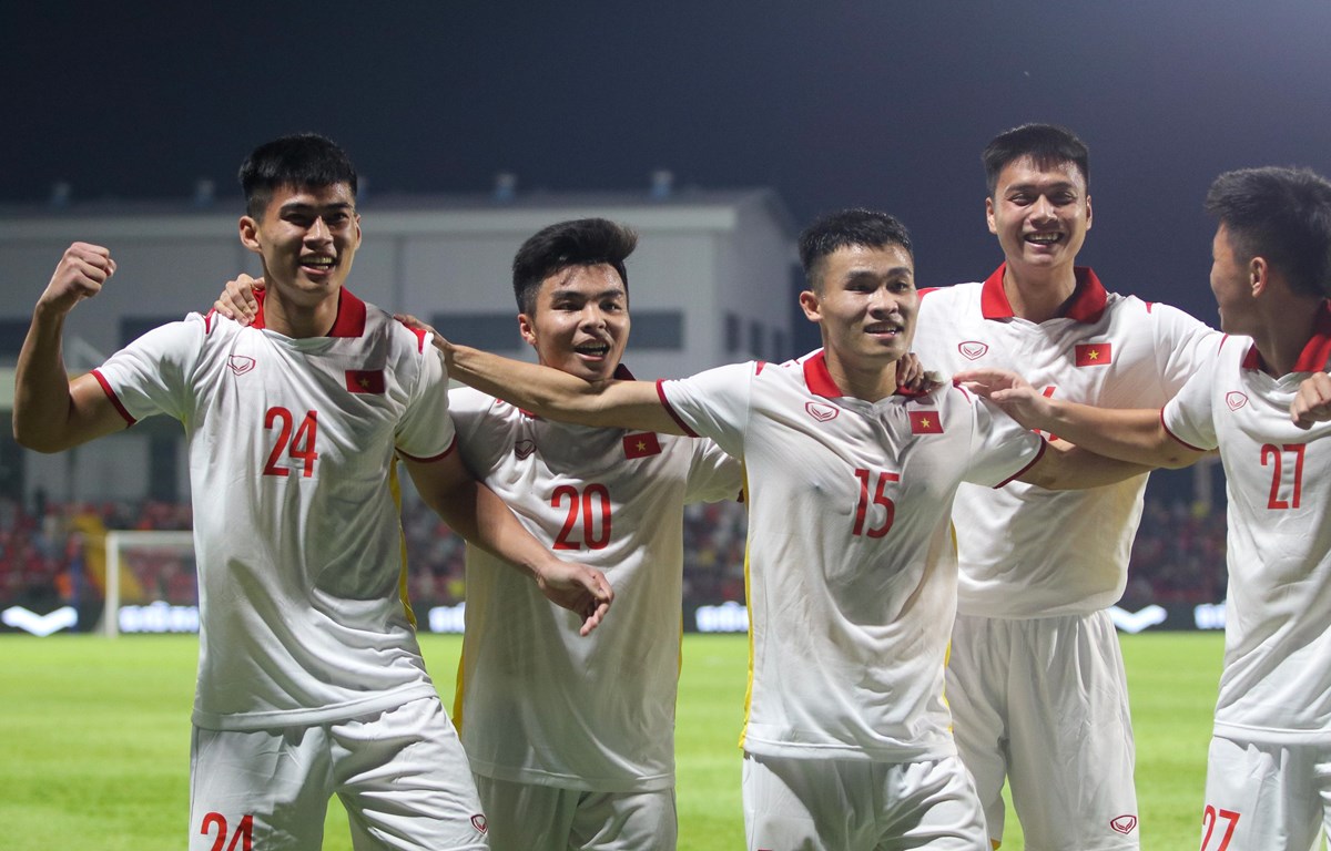 Championnat U23 de l’Asie du Sud-Est 2022 le Vietnam a battu Singapour 7-0