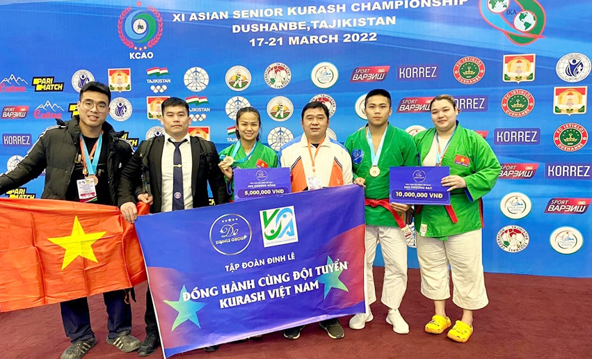 Le Vietnam remporte quatre médailles au Championnat d Asie senior de kourach