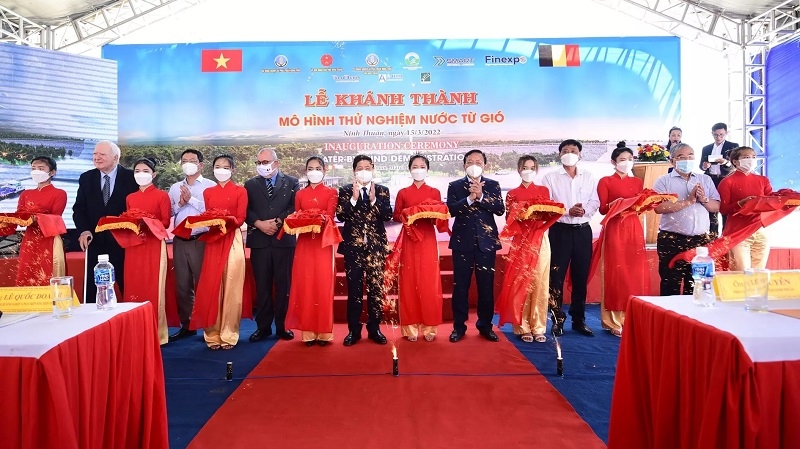 Un modèle de faire de l’eau avec du vent dévoilé à Ninh Thuan