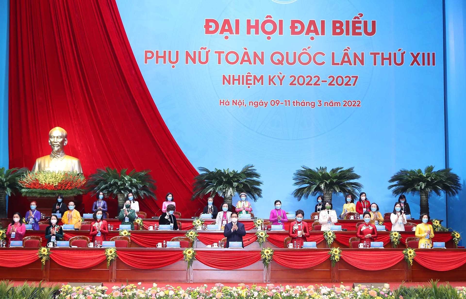 Ouverture du 13e Congrès national des femmes du Vietnam
