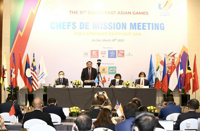 Deuxième réunion des chefs des délégations aux SEA Games 31