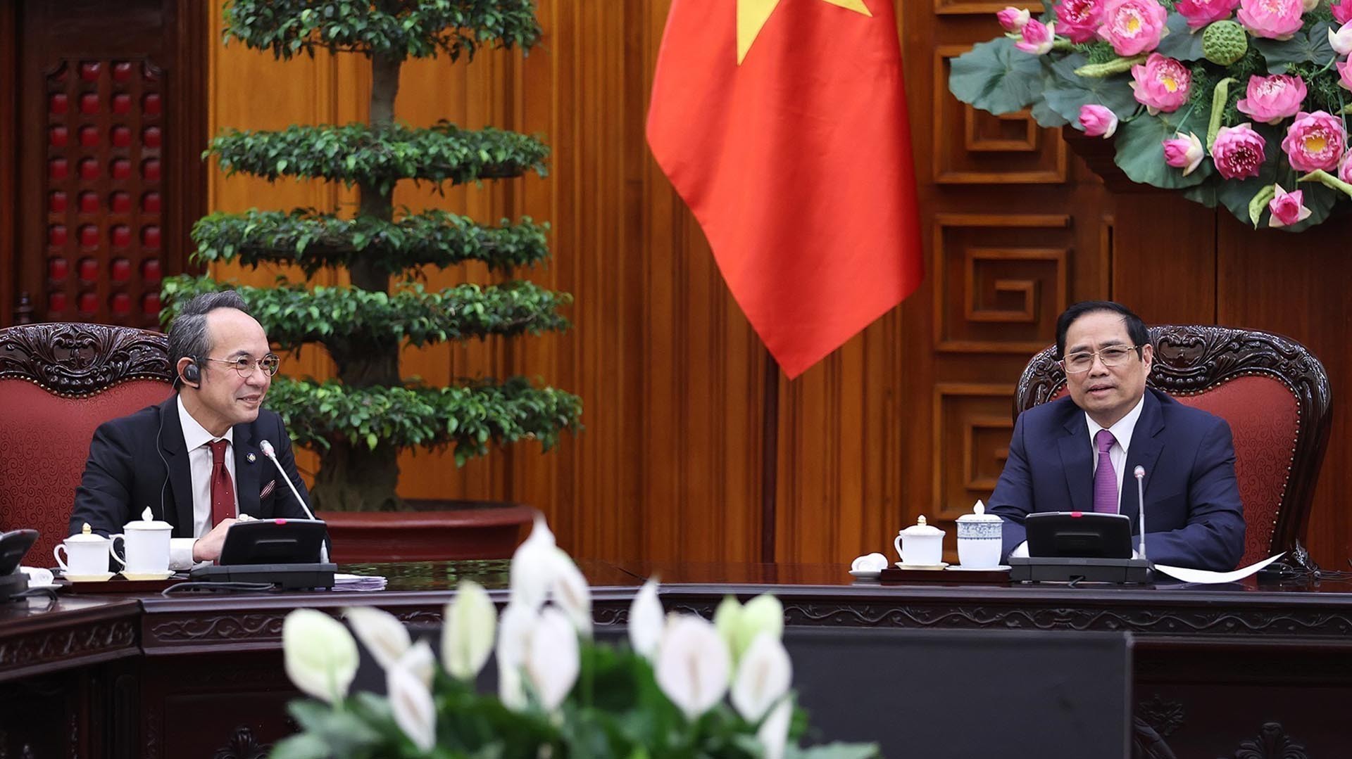 Le Premier ministre Pham Minh Chinh reçoit l ambassadeur de Thaïlande