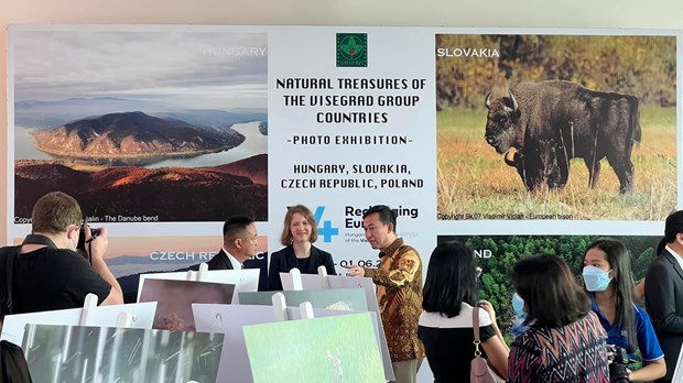 Expositions de photos sur la solidarité entre les quatre pays d’Europe centrale et le Vietnam