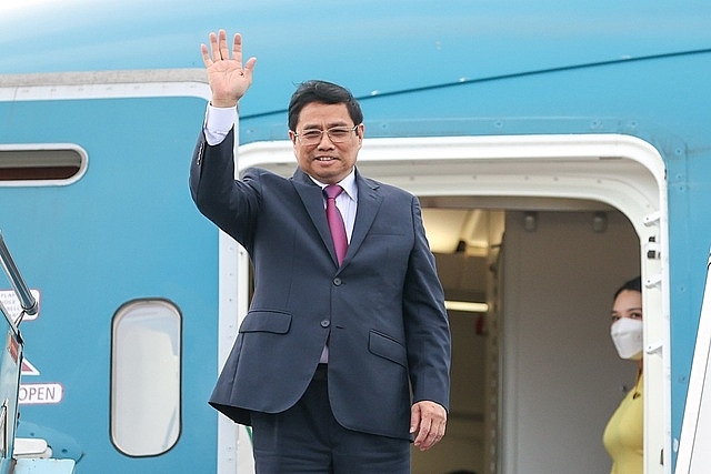 Le Premier ministre Pham Minh Chinh part pour les États-Unis