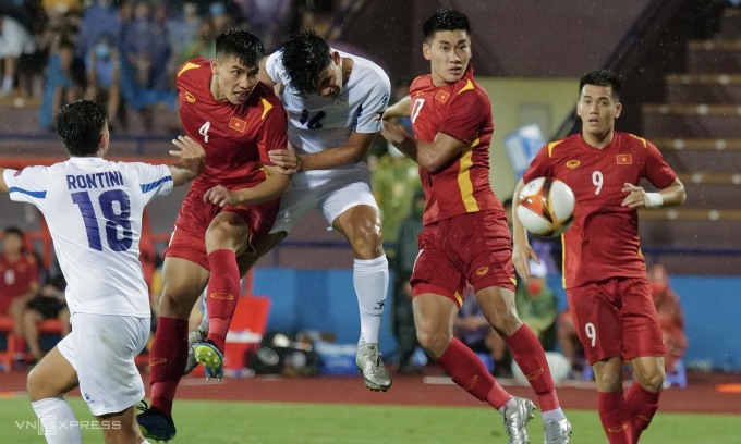 Football match nul entre le Vietnam et les Philippines aux SEA Games 31