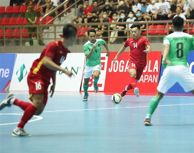 SEA Games 31 - Futsal match nul entre Vietnam et Indonésie
