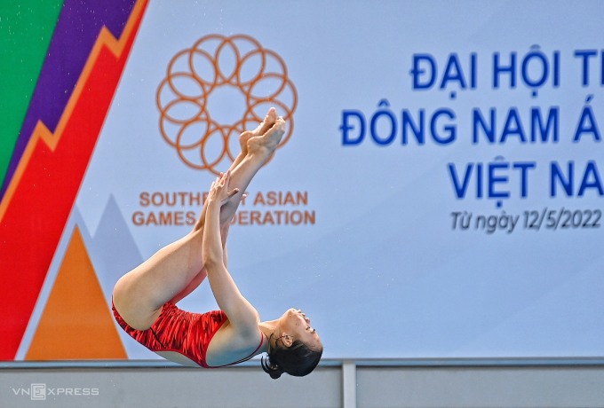 SEA Games 31 la plongeuse Ngô Phuong Mai décroche la première médaille pour le Vietnam