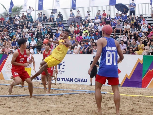SEA Games 31 le Vietnam remporte sa troisième victoire en beach handball