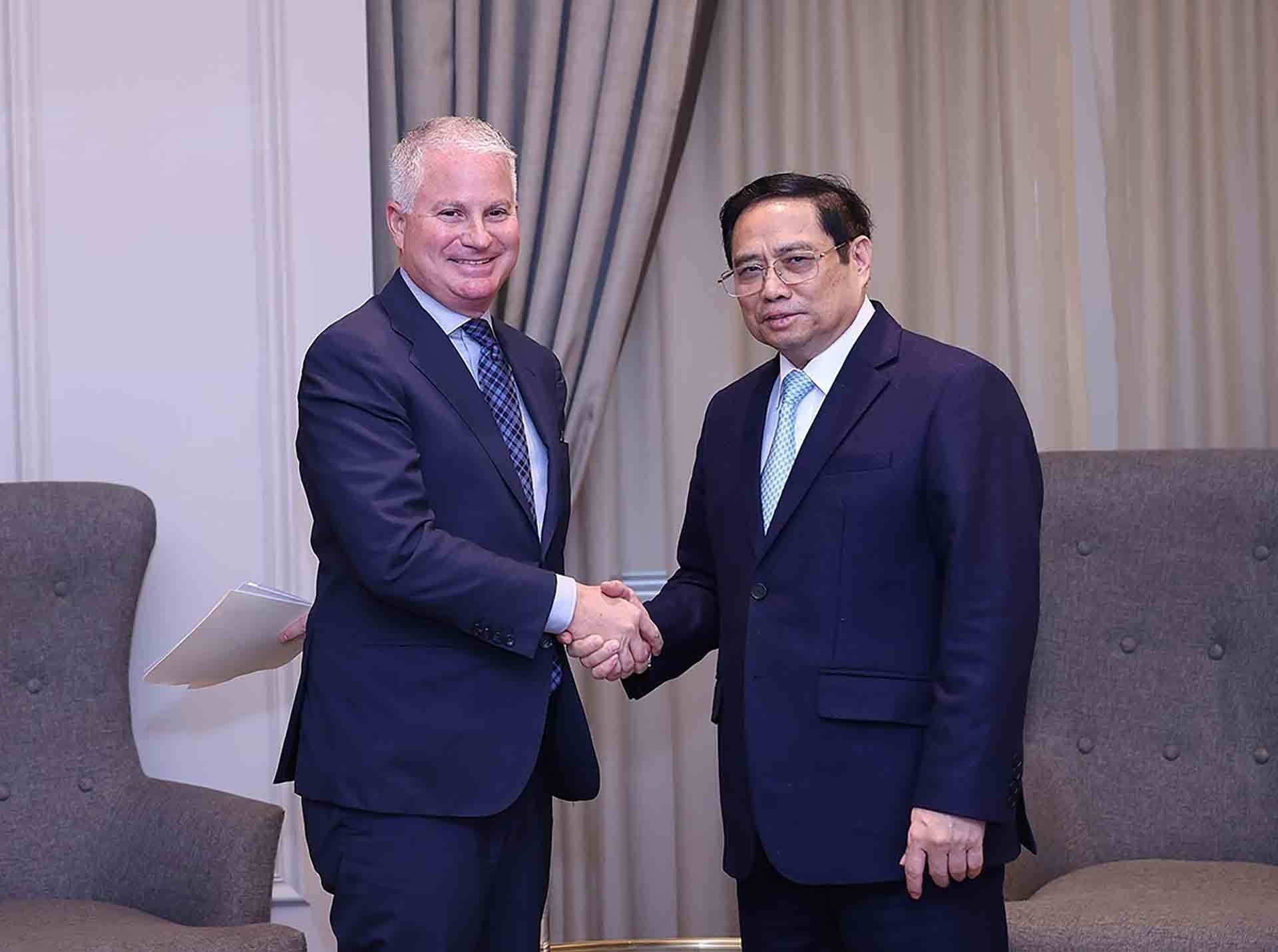 Le PM vietnamien reçoit des dirigeants d entreprises américaines à New York