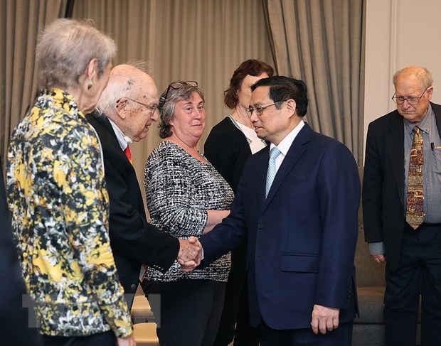 Le Premier ministre Pham Minh Chinh rencontre des amis américains