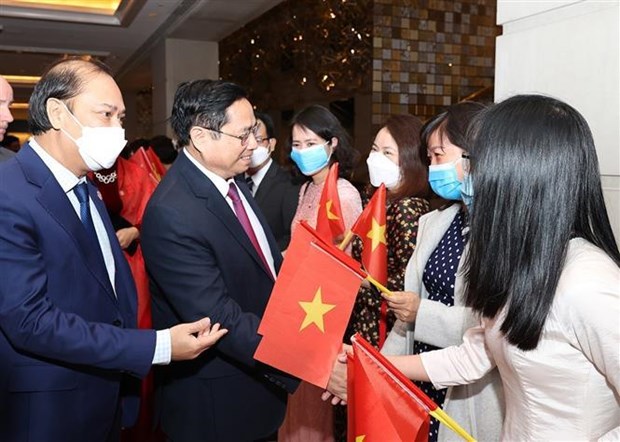 Le Premier ministre Pham Minh Chinh est arrivé aux États-Unis