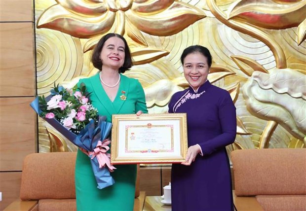 L’ambassadrice d’Australie Robyn Mudie à l’honneur