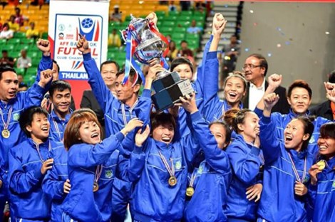 2015年东南亚五人制足球锦标赛：泰山南女子队成功卫冕