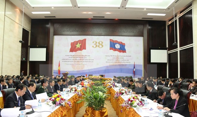 越老政府间联合委员会第38次会议在老挝万象召开