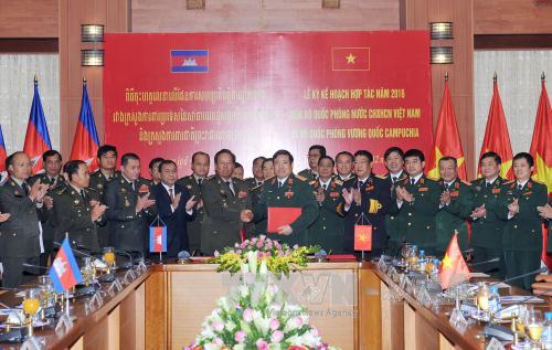 越南与柬埔寨加大防务合作力度