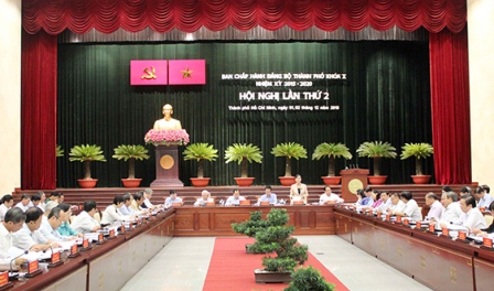 越共胡志明市第十届委员会第二次会议拉开帷幕