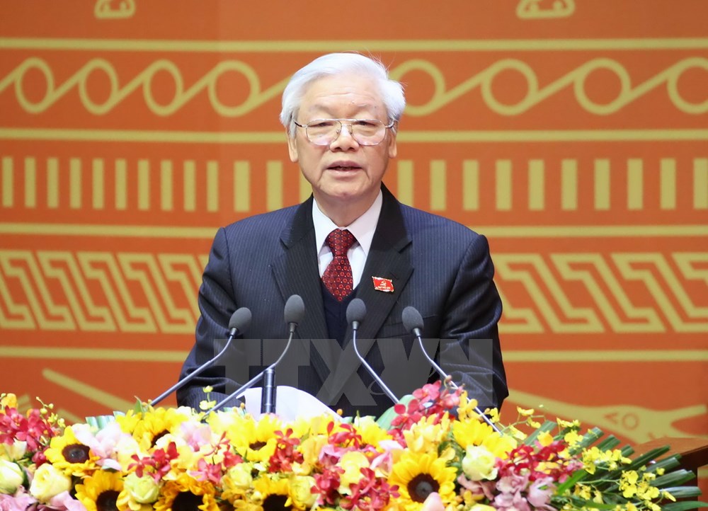 越南共产党第十二次全国代表大会闭幕 （组图）