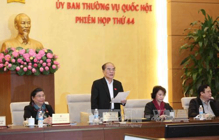 越南第十三届国会常委会第四十四次会议落下帷幕