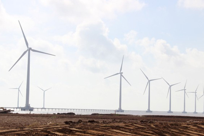 越南建成首座海上风电场