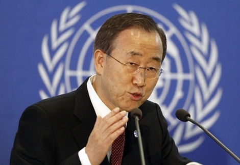 潘基文谴责朝鲜进行核试验