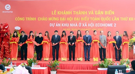 庆祝越共十二大的许多工程落成投运