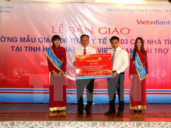 ViettinBank援建后江省社会保障工程