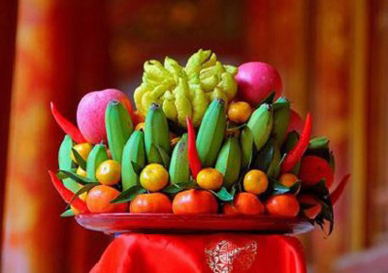 越南春节特色五果盆