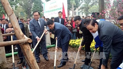河内市正式启动2016丙申春季植树节