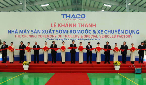 越南首家特种车和半挂车生产厂开始投运