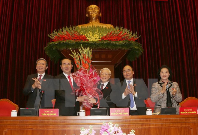 世界各国政党领导人和国际友人致电祝贺阮富仲再次当先越共中央总书记