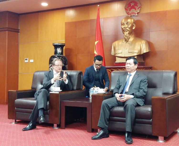 越南工贸部部长武辉煌会见欧盟驻越代表团团长