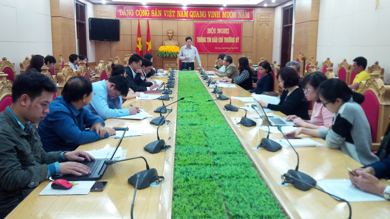 广宁省省委宣教部举行例行记者会