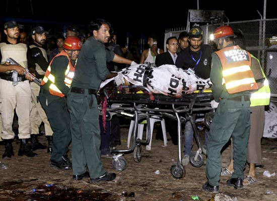 巴基斯坦拉合尔自杀式袭击死亡人数升至63人