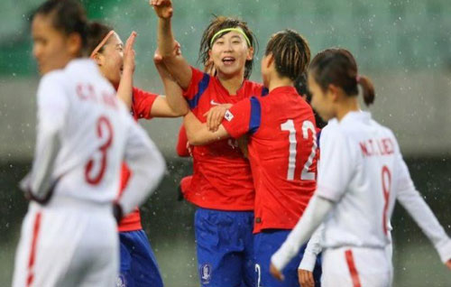 奥预赛：越南女足0比4负于韩国女足