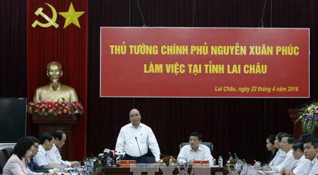 政府总理阮春福莅临莱州省调研指导工作