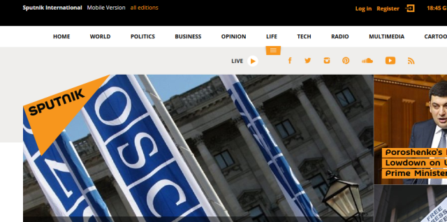 俄外交部斥土耳其封堵俄“卫星”新闻网