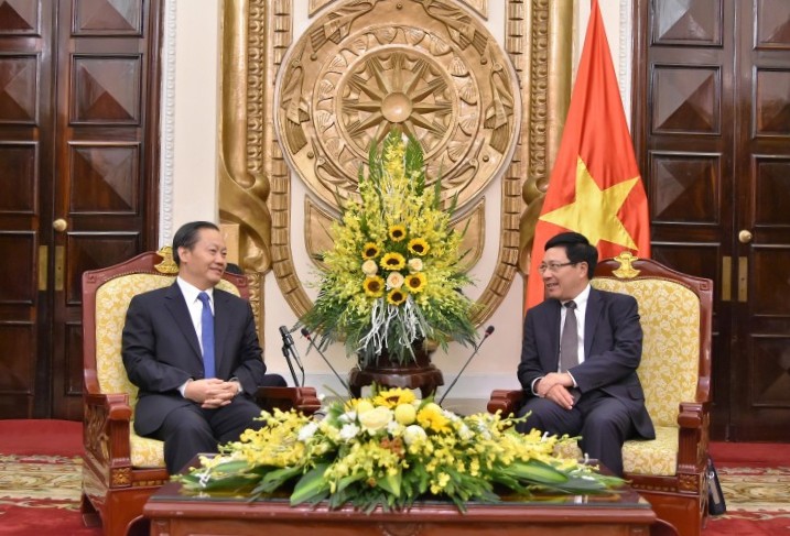 越南政府副总理范平明会见中国广西壮族自治区党委书记