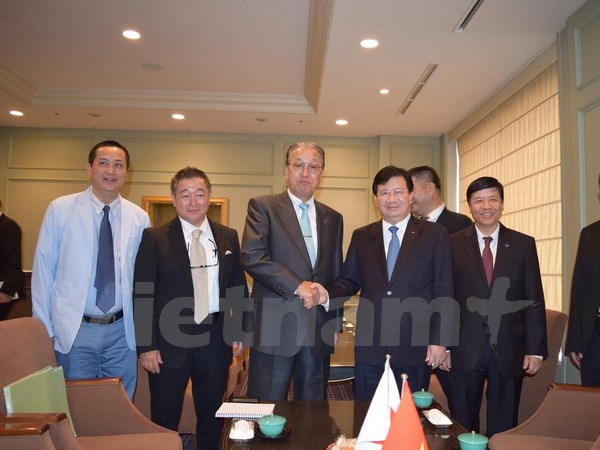 郑廷勇副总理会见日本Route Inn酒店集团总裁