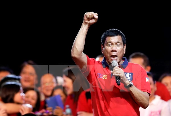 越南领导人致电祝贺杜特尔特当选菲律宾总统