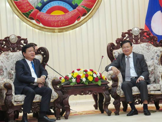 为越南企业在老经商创造各种条件