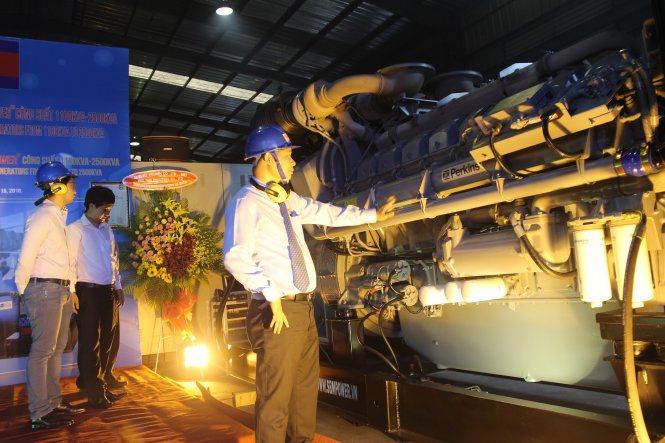 越南向柬埔寨出口发电机