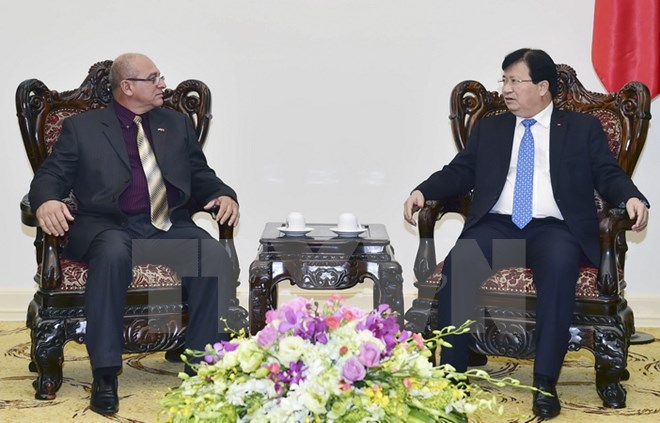 古巴欲与越南增强建设、交通领域的合作