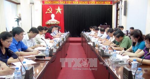 中央民运部长张氏梅调研北江省