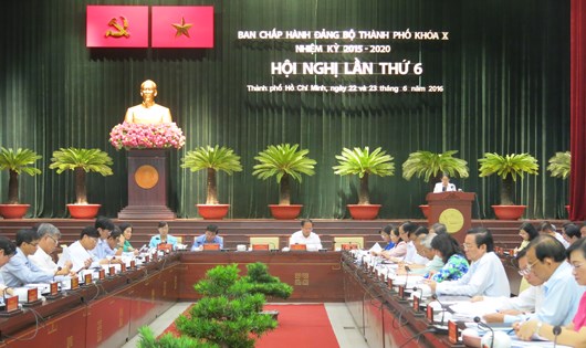 越共胡志明市第十届委员会第六次会议拉开帷幕