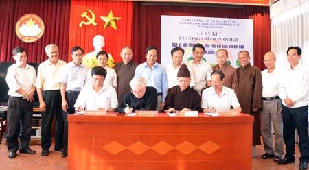 越南广宁省宗教组织积极参与环保和应对气候变化工作