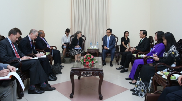 政府副总理武德儋会见联合国秘书长暴力侵害儿童问题特别代表