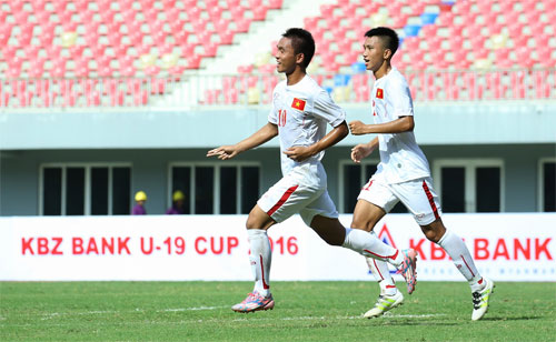 U19 KBZ Bank Cup 2016：越南队取得开门红