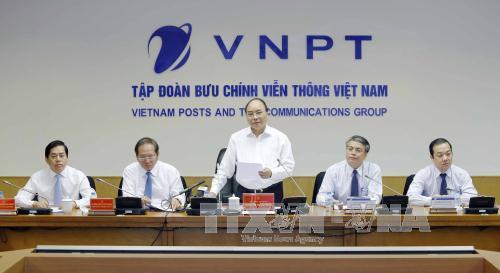 政府总理阮春福高度评价ＶＮＰＴ的机构重组成果